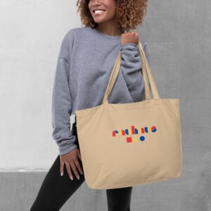 Alternative view of Rauhaus (Bauhaus style) Tote Bag - Large Organic Cotton
