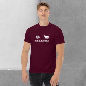Alternative view of Carnivore / Herbivore - "I eat my vegetables..." T-shirt - Men's classic tee