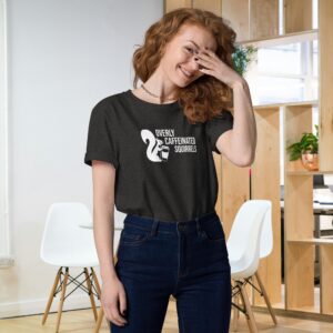 Alternative view of Overly Caffeinated Squirrels T-shirt - Organic cotton unisex tee